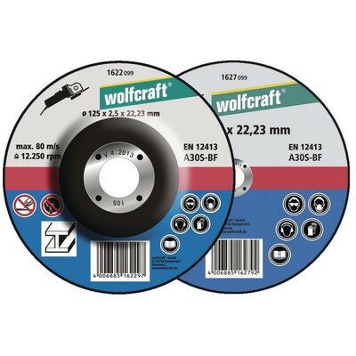 Vágótárcsa Ø 125 mm, 5 db, Wolfcraft 1622300