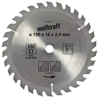 Körfűrészlap Ø 180 mm, Wolfcraft 6734000