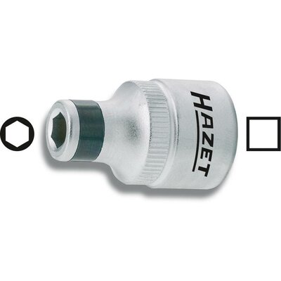 Adapter belső négyszögről 10 mm (3/8) belső hatszögre 8 mm (5/16), Hazet 2250-3