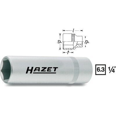 Dugókulcsfej 11 mm, 6,3 mm (1/4), Hazet 850LG-11