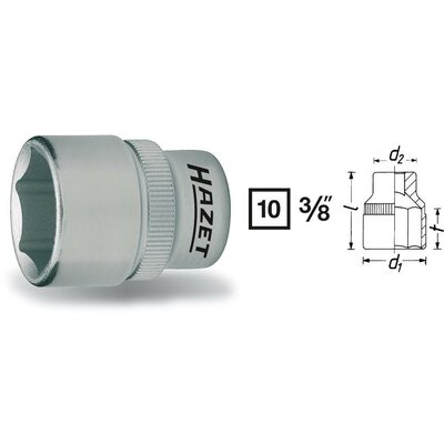 Dugókulcsfej 14 mm, 10 mm (3/8), Hazet 880-14