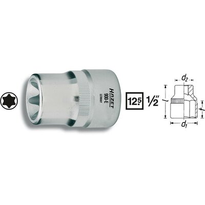 Torx dugókulcs betét 12,5 mm (1/2&quot ) szerszám meghajtás 12,5 mm (1/2&quot ) Hazet 900-E10