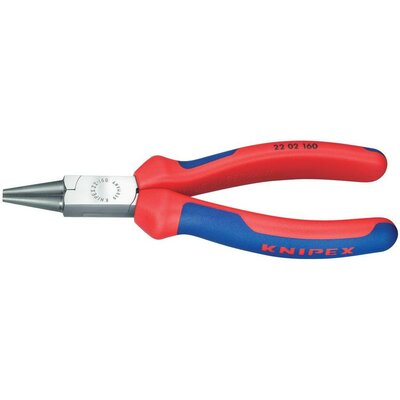 Kerek csőrű fogó 160 mm, rövid csőrrel, Knipex 22 02 160