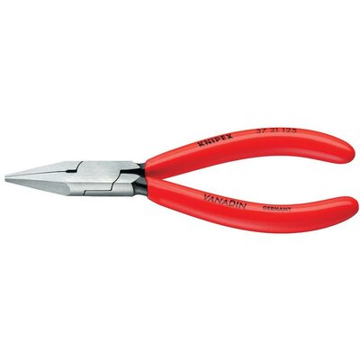 Markoló fogó finommechanikához 125 mm, lapos, hegyes pofa, Knipex 37 21 125