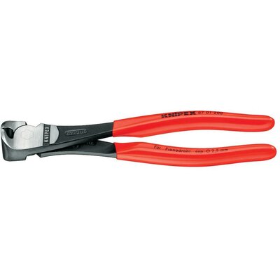 Erőkímélő homlokcsípőfogó, lágy/közepes/kemény/zongora huzal max.: Ø 5/3,8/3/2,5 mm, Knipex 67 01 200