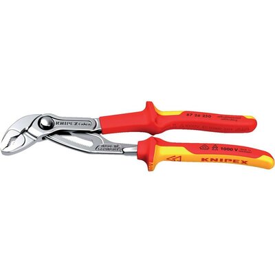 Knipex Cobra VDE Hightech vízpumpafogó 250 mm, karcsú, befogás: Ø 50 mm (2&quot ) 87 26 250