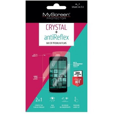 Myscreen Crystal/Antireflex Kijelzővédő fólia (2 féle típus) Átlátszó / Tükröződésmentes [LG G Flex (D955)]