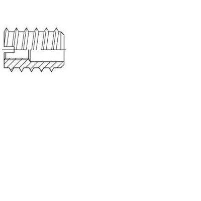 TOOLCRAFT menetes betét, DIN 7965 25 mm acél, M6 100 db 144034