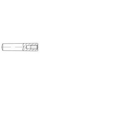 Kúpos szeg DIN 7978 A 10 x 45 mm Acél 10 db TOOLCRAFT 144724