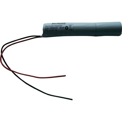 Akkupack bekötő kábellel 3.6V 1500mAh Beltrona MEX3DSC1500HSK