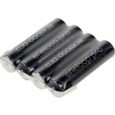 Mikro ceruza akkupack, forrfüles NiMH ZLF AAA 4,8V 900 mAh 42mm x 10.5 mm x 44.5 mm Sanyo XX (powered by eneloop)