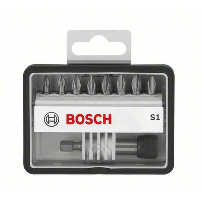 Bosch 2607002560 Csavarozó bit készlet Robust Line S extrakemény, 8 + 1 teilig, 25 mm, Ph