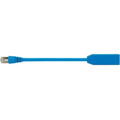 RJ45 Hálózat CAT 7 [1x RJ45 dugó - 1x RJ45 alj] 0.20 m Kék Telegärtner