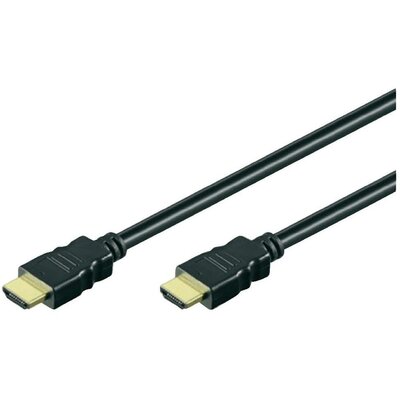 HDMI kábel [1x HDMI dugó 1x HDMI dugó] 10 m fekete nagysebességű Manhattan 756323