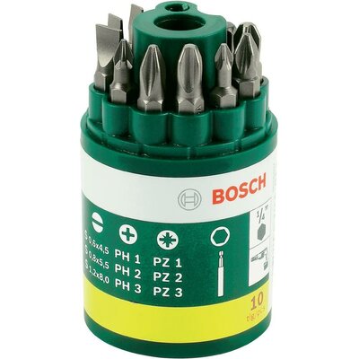 Bosch 2607019454 10 részes Bit készlet kerek doboz