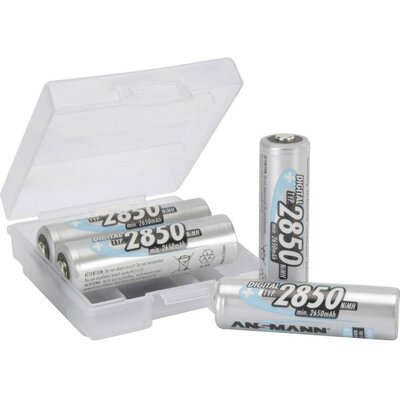 Ceruza akku AA, NiMH, 1,2V 2850 mAh, 4 db, Ansmann box LR06, AA, LR6, AAB4E, AM3, 815, E91, LR6N