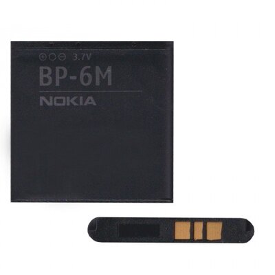 Nokia BP-6M gyári akkumulátor 1070 mAh Li-Polymer - Nokia 3250, 6151, 6233, 6234, 6280, 6288, 9300, 9300i, N73, N77, N93