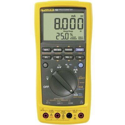 Digitális multiméter, True RMS műszer 24V-os feszültség kimenettel, kétsoros kijelzővel max.1A AC/DC Fluke 789/EUR