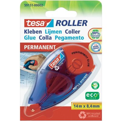 Ragasztóroller Tesa Roller Ecologo 14 m x 8,4 mm TESA 59151