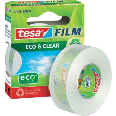 Ragasztószalag Tesa Film Eco & Clear/57043-00000-00 33 m x 19 mm, tartalom: 1 tekercs