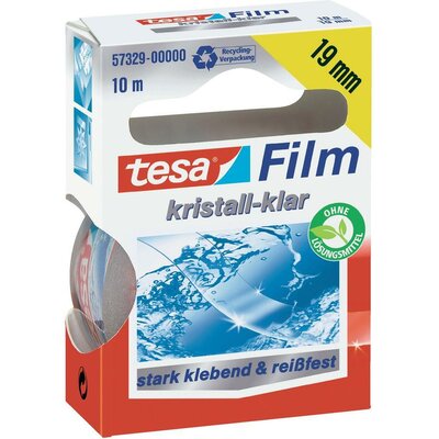 Kristálytiszta ragasztószalag Tesafilm® Crystal-Clear 10 m x 19 mm TESA 57329