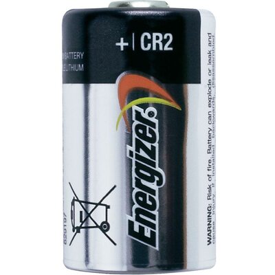 CR 2 fotóelem, lítium, 3V 800 mAh, Energizer EL1CR2, KCR2, RLCR2, DLCR2, DLCR2B, DR2R, RLCR2‑L, 5046LC, CR17355