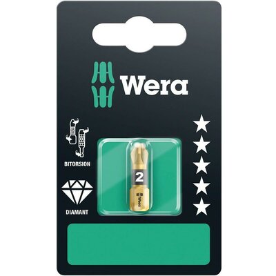 Wera 855/1 BDC PZ kereszthornyú PZ 1 bit 05073336001 Pozidriv Hossz:25 mm