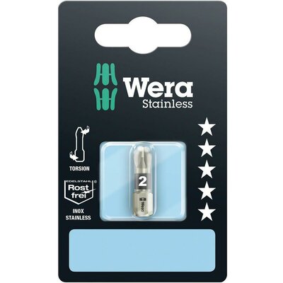 Wera 3855/1 TS kereszthornyú PZ bit, PZ 1 X 25 05073613001 Pozidriv Hossz:25 mm