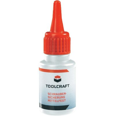 Csavarrögzítő, menetragasztó közepes szilárdságú, 10ml Toolcraft 886524