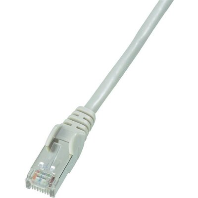 RJ45 Hálózat csatlakozókábel CAT 5e SF/UTP 1x RJ45 dugó - 1x RJ45 dugó 10 m Szürke UL minősített