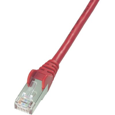 RJ45 Hálózat csatlakozókábel CAT 5e SF/UTP 1x RJ45 dugó - 1x RJ45 dugó 5 m Piros UL minősített