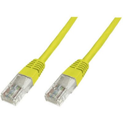 RJ45 Hálózat csatlakozókábel CAT 6 S/FTP 1x RJ45 dugó - 1x RJ45 dugó 0.25 m Sárga