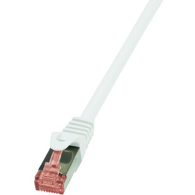 RJ45 Hálózati csatlakozókábel, CAT 6 S/FTP [1x RJ45 dugó - 1x RJ45 dugó] 1,5 m, fehér LogiLink