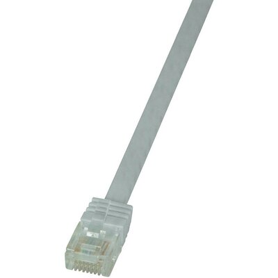 RJ45 Hálózati csatlakozókábel, CAT 6 U/UTP [1x RJ45 dugó - 1x RJ45 dugó] 0,25 m, fehér LogiLink CF2011U