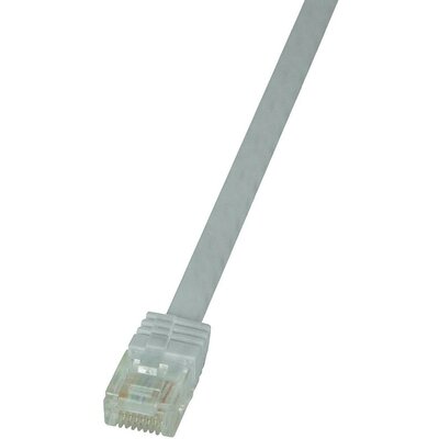 RJ45 Hálózati csatlakozókábel, CAT 6 U/UTP [1x RJ45 dugó - 1x RJ45 dugó] 0,5 m, fehér LogiLink CF2021U