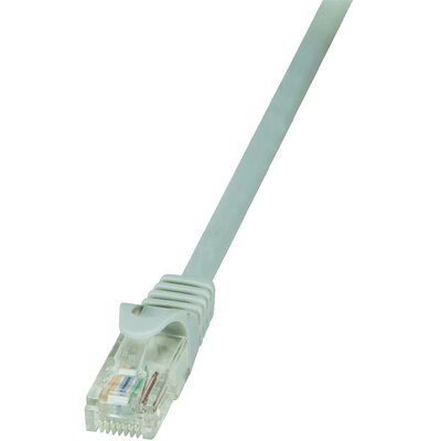 RJ45 Hálózati csatlakozókábel, CAT 5e U/UTP [1x RJ45 dugó - 1x RJ45 dugó] 7,5 m, szürke LogiLink