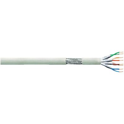 Patchkábel, Cat 6 S/FTP 4 x 2 AWG 27 Szürke 100 m LogiLink