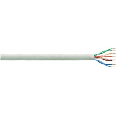 Patchkábel, Cat 6 U/UTP U/UTP 4 x 2 AWG 26 Szürke 100 m LogiLink