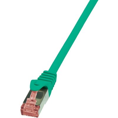 RJ45 Hálózati csatlakozókábel, CAT 6 S/FTP [1x RJ45 dugó - 1x RJ45 dugó] 5 m, zöld LogiLink