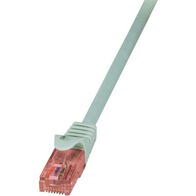 RJ45 Hálózati csatlakozókábel, lángálló, CAT 6 U/UTP [1x RJ45 dugó - 1x RJ45 dugó] 3 m, szürke LogiLink