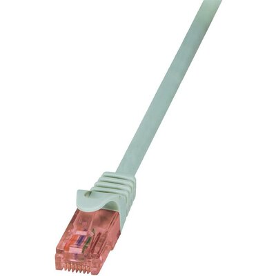 RJ45 Hálózati csatlakozókábel, CAT 6 U/UTP [1x RJ45 dugó - 1x RJ45 dugó] 5 m, szürke LogiLink CQ2072U