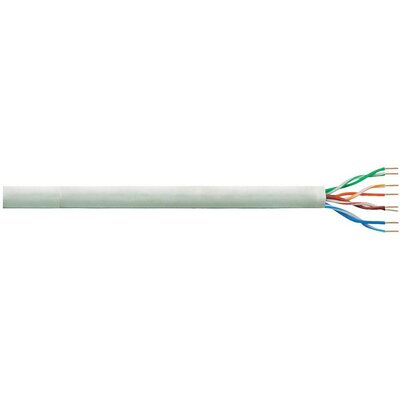 Patchkábel, Cat 5e U/UTP U/UTP 4 x 2 AWG 26/7 Szürke 305 m LogiLink