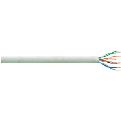 Patchkábel, Cat 6 U/UTP U/UTP 4 x 2 AWG 24/7 Szürke 305 m LogiLink