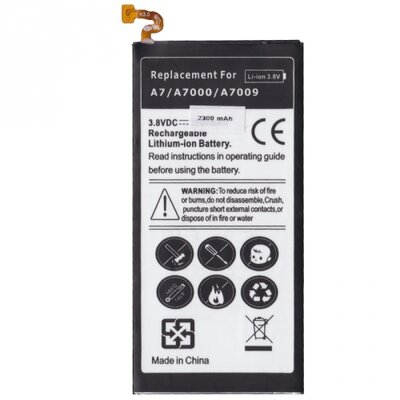 Utángyártott akkumulátor 2300 mAh Li-ion (EB-BA700ABE kompatibilis) - Samsung Galaxy A7 (SM-A700F)