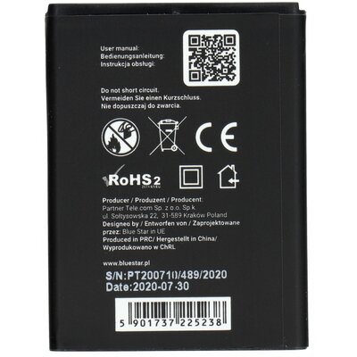 Utángyártott akkumulátor 1550 mAh Li-ion - Samsung Galaxy Mini 2 (S6500) / Galaxy Young (S6310) / Galaxy Ace Plus (S7500)