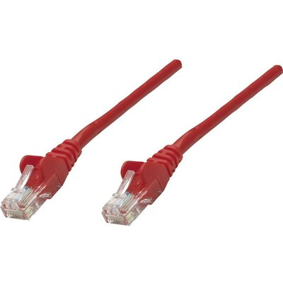 RJ45-ös patch kábel, hálózati LAN kábel CAT 6 S/FTP [1x RJ45 dugó - 1x RJ45 dugó] 0.50 m Piros Intellinet