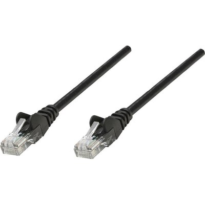 RJ45-ös patch kábel, hálózati LAN kábel CAT 6 S/FTP [1x RJ45 dugó - 1x RJ45 dugó] 20 m Fekete Intellinet