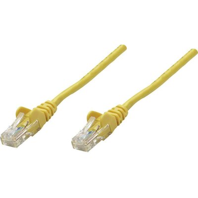 RJ45-ös patch kábel, hálózati LAN kábel CAT 6 S/STP [1x RJ45 dugó - 1x RJ45 dugó] 0.50 m Sárga Intellinet