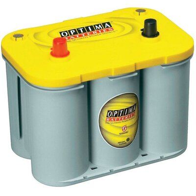 Ólomakku 12 V 55 Ah Optima Batteries YTS4.2 8122540008882 Ólom-vlies (AGM) 254 x 200 x 175 mm Karbantartásmentes