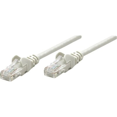 RJ45-ös patch kábel, hálózati LAN kábel CAT 5e SF/UTP [1x RJ45 dugó - 1x RJ45 dugó] 2 m Szürke Intellinet